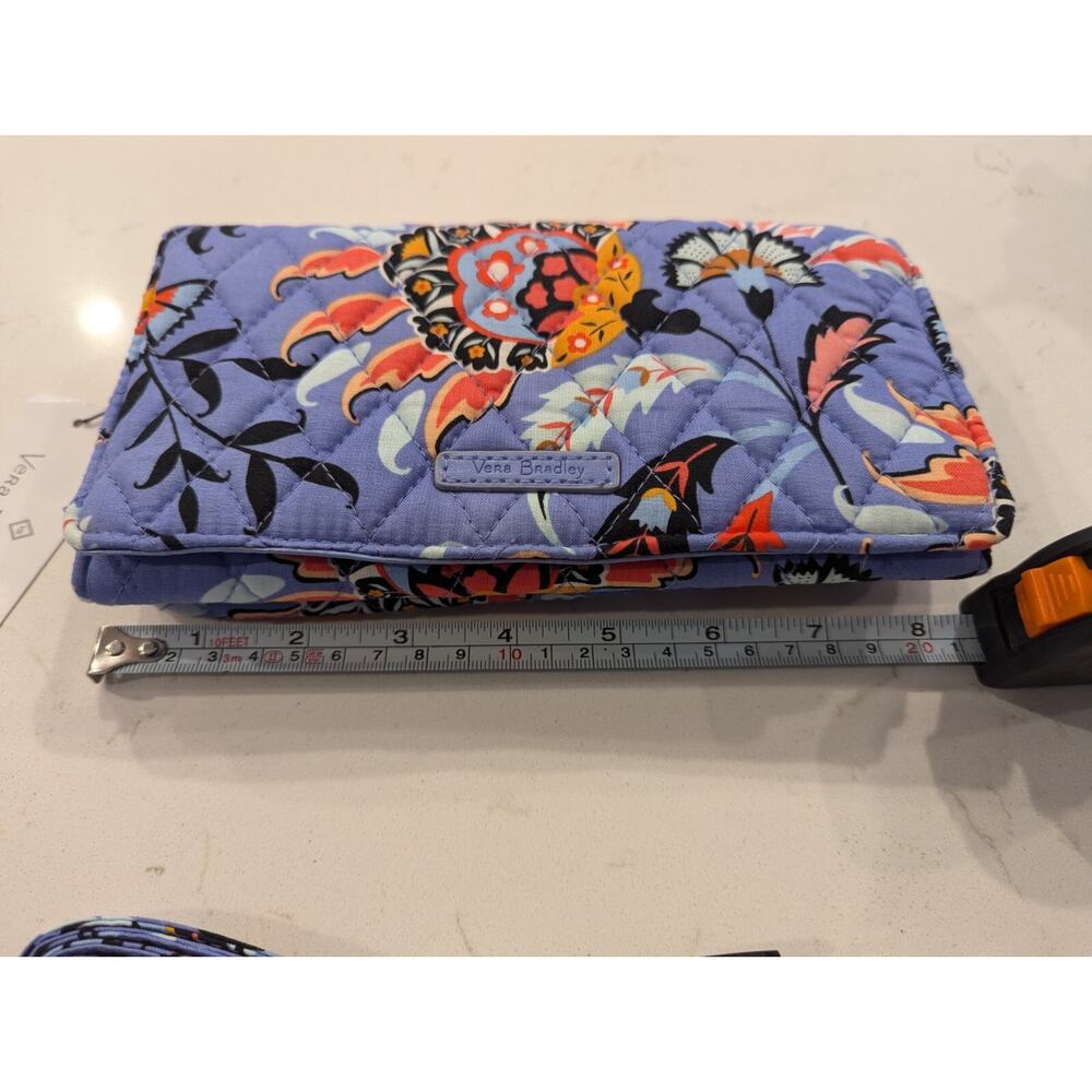VERA BRADLEY RFID Wallet Crossbody Clutch Wristlet Mural Garden 25006-V78 - Picture 5 of 7